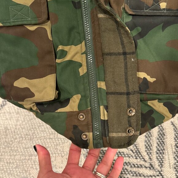 Renegader Sportswear Men's Multiple Pocket Water Resistant Camo Fleece Vest XL - Picture 10 of 14